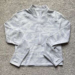 Lululemon Purple Camo Quarter-Zip Pullover